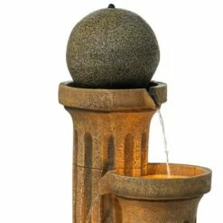 John Timberland Outdoor Floor Water Fountain 50" Sphere Jugs Floor Column with LED Light for Yard Garden Lawn -Cheap Garden Decor Store unnamed file 5411