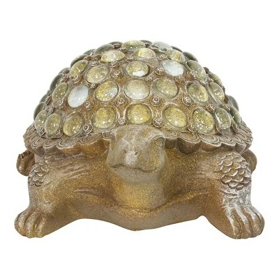 7.09" Resin and Glass Beaded Turtle Statue Silver - Exhart 8 7.09" Resin and Glass Beaded Turtle Statue Silver - Exhart - Image 6