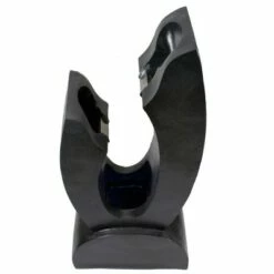 Northlight 31.5" Black Lighted Modern Outdoor Garden Water Fountain