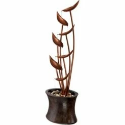 John Timberland Rustic Modern Outdoor Floor Water Fountain 41" High Cascading Leaves for Yard Garden Patio Deck Home -Cheap Garden Decor Store unnamed file 5450