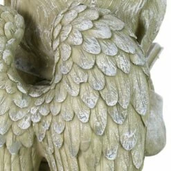15.94" Resin Dog Angel Reading Book Statue Gray - Exhart -Cheap Garden Decor Store unnamed file 546