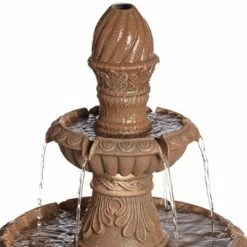 John Timberland European Rustic Outdoor Floor Water Fountain with Light LED 45 3/4" High 3-Tiered for Garden Patio Yard Deck Home -Cheap Garden Decor Store unnamed file 5460