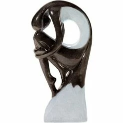 John Timberland Modern Zen Outdoor Floor Water Fountain with Light LED 43" High Glossy Curved Form for Yard Garden Patio Deck Home -Cheap Garden Decor Store unnamed file 5490