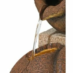 John Timberland Rustic Outdoor Floor Water Fountain with Light LED 30" High Cascading Tipping Jugs for Yard Garden Patio Deck Home -Cheap Garden Decor Store unnamed file 5509