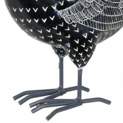 11.81" Resin Polka Dot Rooster Statue Black/White - Exhart 13 11.81" Resin Polka Dot Rooster Statue Black/White - Exhart -Cheap Garden Decor Store unnamed file 553