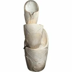 John Timberland Asian Outdoor Floor Water Fountain with Light LED 30" High Cascading Urn Leaves for Garden Patio Yard Home -Cheap Garden Decor Store unnamed file 5620