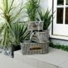 Alpine Corporation 20" Resin Washtub 3-Tier Garden Fountain with LED Lights Silver -Cheap Garden Decor Store unnamed file 5621