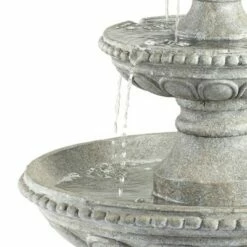 John Timberland Italian Outdoor Floor Water Fountain 44" High 3 Tiered Pineapple Bowls for Yard Garden Patio Deck Home -Cheap Garden Decor Store unnamed file 5628