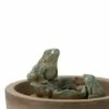 Multicolor Ceramic Frog Indoor Water Fountain With Pump - Foreside Home & Garden