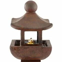 John Timberland Japanese Outdoor Floor Fountain with Light LED 31" High Rust Garden Pagoda Patio Yard Deck Home Lawn Porch House 10 John Timberland Japanese Outdoor Floor Fountain with Light LED 31" High Rust Garden Pagoda Patio Yard Deck Home Lawn Porch House -Cheap Garden Decor Store unnamed file 5648