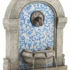 John Timberland Outdoor Wall Water Fountain 30 1/4" High Free Standing Tiered for Yard Garden Patio Deck Home -Cheap Garden Decor Store unnamed file 5663