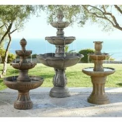 John Timberland Tuscan Outdoor Floor Water Fountain 41 1/2" High 3 Tier for Yard Garden Home Patio Deck Home 10 John Timberland Tuscan Outdoor Floor Water Fountain 41 1/2" High 3 Tier for Yard Garden Home Patio Deck Home -Cheap Garden Decor Store unnamed file 5670
