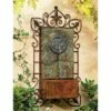 John Timberland Rustic Outdoor Wall Water Fountain with Light LED 33" High Medallion for Yard Garden Patio Deck Home Hallway -Cheap Garden Decor Store unnamed file 5680
