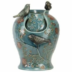 Blue Verdigris Bird Indoor Water Fountain with LED Light and Pump - Foreside Home & Garden -Cheap Garden Decor Store unnamed file 5694