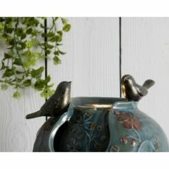 Blue Verdigris Bird Indoor Water Fountain with LED Light and Pump - Foreside Home & Garden -Cheap Garden Decor Store unnamed file 5698