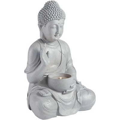 John Timberland Zen Buddha Outdoor Water Fountain with Light LED 19" High Sitting for Table Desk Yard Garden Patio Deck Home 6 John Timberland Zen Buddha Outdoor Water Fountain with Light LED 19" High Sitting for Table Desk Yard Garden Patio Deck Home - Image 4