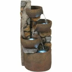 John Timberland Rustic Outdoor Floor Water Fountain with Light LED 29" High Cascading Urn for Yard Garden Patio Deck Home 10 John Timberland Rustic Outdoor Floor Water Fountain with Light LED 29" High Cascading Urn for Yard Garden Patio Deck Home -Cheap Garden Decor Store unnamed file 5714