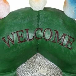 10" Resin Solar Welcome Racoon With Birds Statue Green - Exhart -Cheap Garden Decor Store unnamed file 573