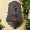 John Timberland Roman Outdoor Wall Water Fountain with Light 31 1/2" High Lion Head 2 Tiered for Yard Garden Patio Deck Home -Cheap Garden Decor Store unnamed file 5732