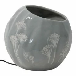 Multicolor Wildflower Ceramic Indoor Water Fountain With Pump - Foreside Home & Garden