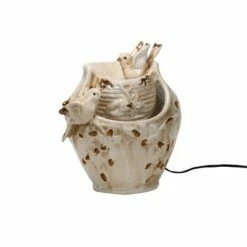 Distressed Bird Bath Indoor Water Fountain With Pump - Foreside Home & Garden -Cheap Garden Decor Store unnamed file 5790