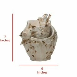 Distressed Bird Bath Indoor Water Fountain With Pump - Foreside Home & Garden -Cheap Garden Decor Store unnamed file 5791