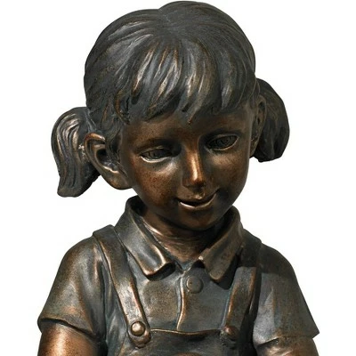 John Timberland Outdoor Floor Water Fountain with Light LED 23" High Boy and Girl for Yard Garden Patio Deck Home 5 John Timberland Outdoor Floor Water Fountain with Light LED 23" High Boy and Girl for Yard Garden Patio Deck Home - Image 3