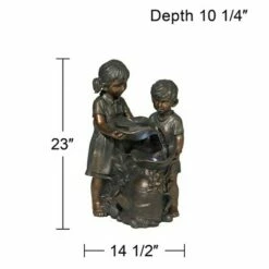 John Timberland Outdoor Floor Water Fountain with Light LED 23" High Boy and Girl for Yard Garden Patio Deck Home 15 John Timberland Outdoor Floor Water Fountain with Light LED 23" High Boy and Girl for Yard Garden Patio Deck Home -Cheap Garden Decor Store unnamed file 5802