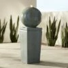John Timberland Modern Outdoor Bubbler Fountain with Light LED 34 1/4" High Gray Faux Stone for Garden Patio Yard Balcony Roof -Cheap Garden Decor Store unnamed file 5809