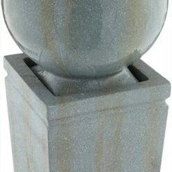 John Timberland Modern Outdoor Bubbler Fountain with Light LED 34 1/4" High Gray Faux Stone for Garden Patio Yard Balcony Roof -Cheap Garden Decor Store unnamed file 5811