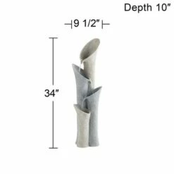 John Timberland Modern Outdoor Floor Water Fountain 34" High Cascading Bell for Yard Garden Patio Deck Home Relaxation 13 John Timberland Modern Outdoor Floor Water Fountain 34" High Cascading Bell for Yard Garden Patio Deck Home Relaxation -Cheap Garden Decor Store unnamed file 5850