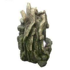 HI-LINE GIFT LTD 20" Tree Trunk Garden Waterfall Fountain with LED Light Brown - Hi-Line Gift -Cheap Garden Decor Store unnamed file 5857