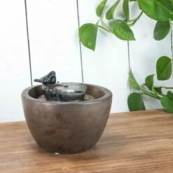 Bronze Bird on Leaf Indoor Water Fountain With Pump - Foreside Home & Garden -Cheap Garden Decor Store unnamed file 5892