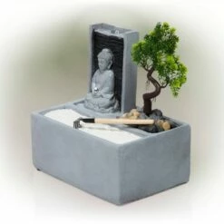 Buddha Bonsai Garden Tabletop Fountain With LED Light - Alpine Corporation -Cheap Garden Decor Store unnamed file 5898