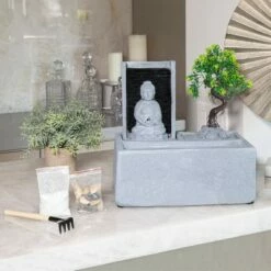Buddha Bonsai Garden Tabletop Fountain With LED Light - Alpine Corporation -Cheap Garden Decor Store unnamed file 5902