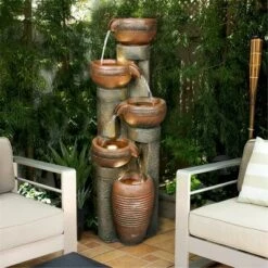 Watnature 39.7" 5-Tier Outdoor Garden Water Fountain Gray 12 Watnature 39.7" 5-Tier Outdoor Garden Water Fountain Gray -Cheap Garden Decor Store unnamed file 5949