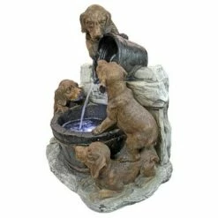 Design Toscano Puppy Pail Pour Garden Fountain - Multicolored -Cheap Garden Decor Store unnamed file 5997