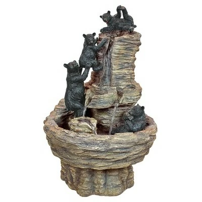 Design Toscano Rocky Mountain Splash Black Bears Garden Fountain - Multicolored 4 Design Toscano Rocky Mountain Splash Black Bears Garden Fountain - Multicolored - Image 2
