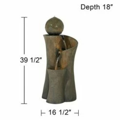 John Timberland Modern Sphere Zen Outdoor Floor Water Fountain 39 1/2" with LED Light for Exterior Garden Yard Lawn 16 John Timberland Modern Sphere Zen Outdoor Floor Water Fountain 39 1/2" with LED Light for Exterior Garden Yard Lawn -Cheap Garden Decor Store unnamed file 6021