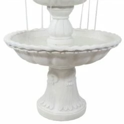 Sunnydaze Decor Sunnydaze 59"H Electric Fiberglass 3-Tier Welcome Pineapple Top Outdoor Water Fountain -Cheap Garden Decor Store unnamed file 6049