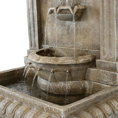Sunnydaze Decor Sunnydaze 51"H Electric Polyresin Ornate Lavelllo Outdoor Water Fountain 4 Sunnydaze Decor Sunnydaze 51"H Electric Polyresin Ornate Lavelllo Outdoor Water Fountain - Image 2