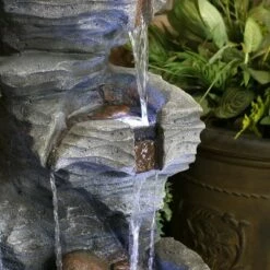 Sunnydaze Decor Sunnydaze 39"H Electric Polyresin and Fiberglass Dual Cascading Falls Outdoor Water Fountain with LED Lights 20 Sunnydaze Decor Sunnydaze 39"H Electric Polyresin and Fiberglass Dual Cascading Falls Outdoor Water Fountain with LED Lights -Cheap Garden Decor Store unnamed file 6091