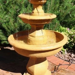 Sunnydaze Decor Sunnydaze 40"H Electric Fiberglass and Resin 3-Tier Tropical Style Outdoor Water Fountain -Cheap Garden Decor Store unnamed file 6108