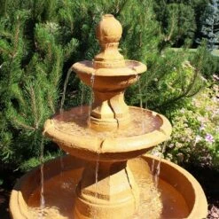 Sunnydaze Decor Sunnydaze 40"H Electric Fiberglass and Resin 3-Tier Tropical Style Outdoor Water Fountain -Cheap Garden Decor Store unnamed file 6109
