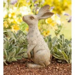 Wind & Weather Short Sitting Bunny Sculpture