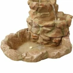 Sunnydaze Decor Sunnydaze 41"H Electric Fiberglass Stone Springs Outdoor Water Fountain with LED Lights -Cheap Garden Decor Store unnamed file 6129