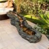Tiered Rocky River Stream Fountain With White LED Lights - Alpine Corporation 2 Tiered Rocky River Stream Fountain With White LED Lights - Alpine Corporation -Cheap Garden Decor Store unnamed file 6133