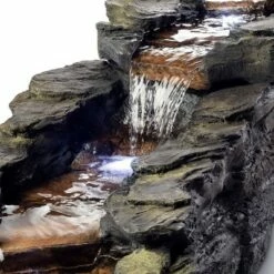 Tiered Rocky River Stream Fountain With White LED Lights - Alpine Corporation 9 Tiered Rocky River Stream Fountain With White LED Lights - Alpine Corporation -Cheap Garden Decor Store unnamed file 6136