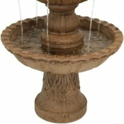 Sunnydaze Decor Sunnydaze 52"H Electric Fiberglass and Resin 4-Tier Pineapple Top Outdoor Water Feature, Tan 14 Sunnydaze Decor Sunnydaze 52"H Electric Fiberglass and Resin 4-Tier Pineapple Top Outdoor Water Feature, Tan -Cheap Garden Decor Store unnamed file 6158