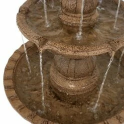 Sunnydaze Decor Sunnydaze 52"H Electric Fiberglass and Resin 4-Tier Pineapple Top Outdoor Water Feature, Tan 16 Sunnydaze Decor Sunnydaze 52"H Electric Fiberglass and Resin 4-Tier Pineapple Top Outdoor Water Feature, Tan -Cheap Garden Decor Store unnamed file 6160